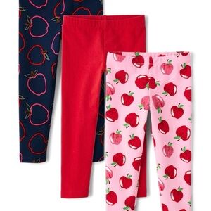 The Children’s Place Apple Leggings 3-Pack NWT 12-18 Months